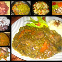 Wątróbki drobiowe z warzywami