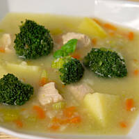 Krupnik z brokułami