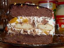 Fot. Anna Z, Tort z kremem wafelkowo-brzoskwiniowym