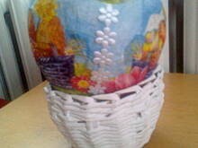 Fot. Anka53, Wielkanocne wyroby  z papierowej wikliny.