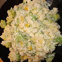 zielono -żółta sałatka