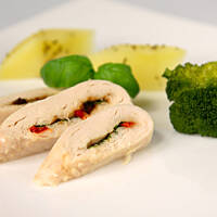 Drobiowe paczuszki bazyliowe