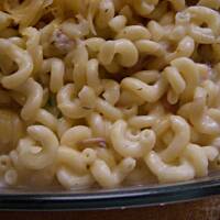 Zapiekanka makaronowa z pieczarkami