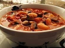 Fot. natalka1, Fasolka po bretońsku z pieczarkami