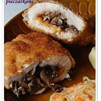 Filety drobiowe faszerowane pieczarkami