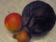 Fot. Izma73, Sałatka zimowa z czerwonej kapusty