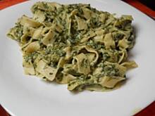 Fot. Minnie, Papardelle w sosie śmietanowo-szpinakowym