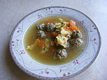 Fot. InkaMalinka, Rosół z pulpetami i lanymi kluskami