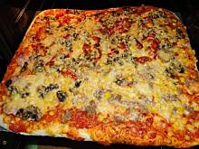 Fot. szafarz, Pizza duża rodzinna 4 smaki 50x60 cm na grubym cieście