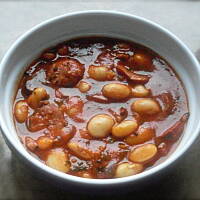 fasola w pomidorowej masali