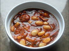 Fot. crizz, fasola w pomidorowej masali