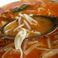 Moja pomidorowa z bazylią