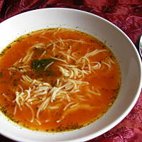 Moja pomidorowa z bazylią