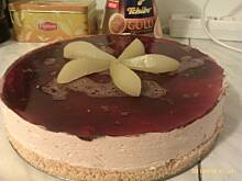 Fot. Ania z Zielonego Wzgórza, Tort gruszkowy z wytrawnym kremem