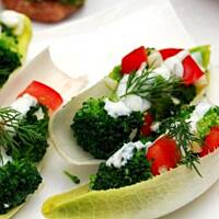 Brokułowe łódeczki