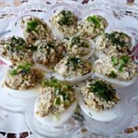 Jajka faszerowane pieczarkami