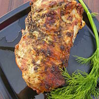 Pieczeń cielęca w maśle ziołowym