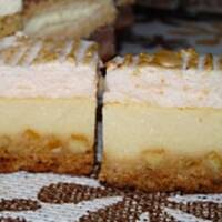 Sernik z pomarańczową pianką