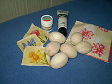 Fot. Wróbelek, wielkanocne decoupage