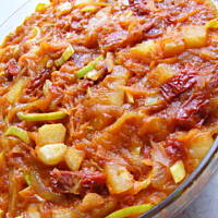 Ryba a'la po grecku z ananasem