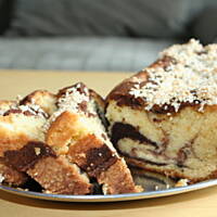 Ciasto mieszane ze skorupką sezamowo-miodową