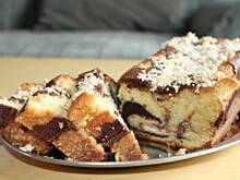 Fot. Agusia2, Ciasto mieszane ze skorupką sezamowo-miodową