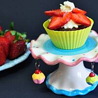 Muffinki z mascarpone i truskawkami