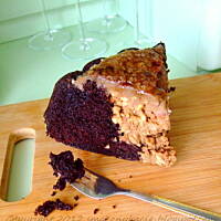 Wulkan czekoladowo-kawowy