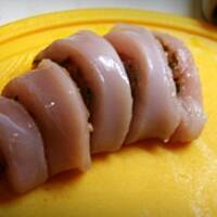 Szaszłyki z szynką parmeńską i suszonymi pomidorami