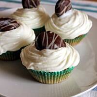 Muffinki miętowo-czekoladowe z kremem