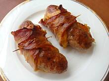 Fot. ksiezniczkaa87, Biała kiełbasa w piwie, z boczkiem i żółtym serem