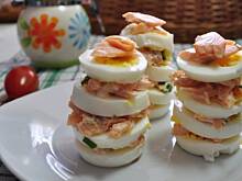 Fot. MIENTA, Jajka z wędzonym łososiem