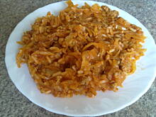 Fot. eliza32, Kapusta z mielonym mięsem i ryżem (bigos inaczej)