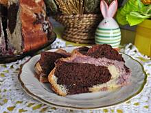 Fot. MIENTA, Babka waniliowo-czekoladowo-malinowa