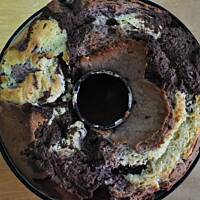 Babka waniliowo-czekoladowo-malinowa