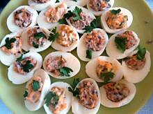 Fot. jorunn2010, Jajka nadziewane anchois