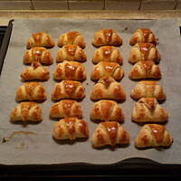 Rogaliki krucho-drożdżowe bez pracy