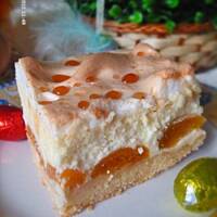 Sernik z mlekiem i morelami