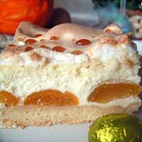 Sernik z mlekiem i morelami