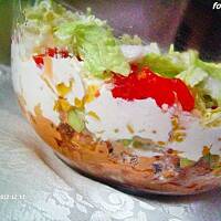 Sałatka gyros z sosem "Tysiąc Wysp"