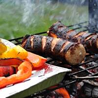 Grillowana kiełbasa z papryką