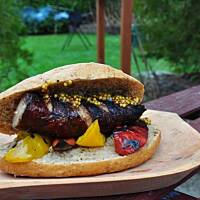 Grillowana kiełbasa z papryką