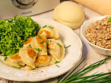 Fot. Wkn, Wiejskie pierogi z kaszą i czubrycą