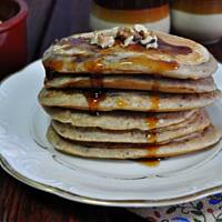 Pełnoziarniste pancakes orzechowe