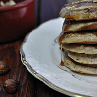Pełnoziarniste pancakes orzechowe