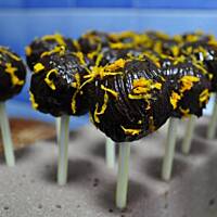 Kawowo-pomarańczowe cake pops