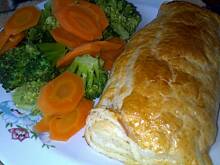 Fot. monisia_ze_szczecina, Ryba zapiekana z mozarellą w cieście francuskim