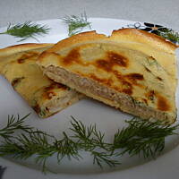 Koperkowo - mięsne naleśniki