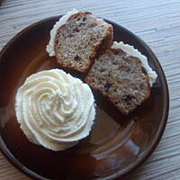 muffinki babanowe z czekolada i orzechami