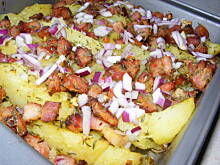 Fot. InkaMalinka, Szybkie obiady-aromatyczne ziemniaki z wkładką